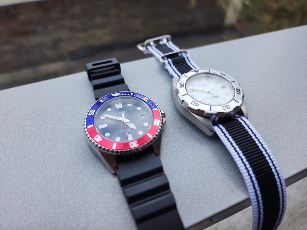 Casio mid size divers